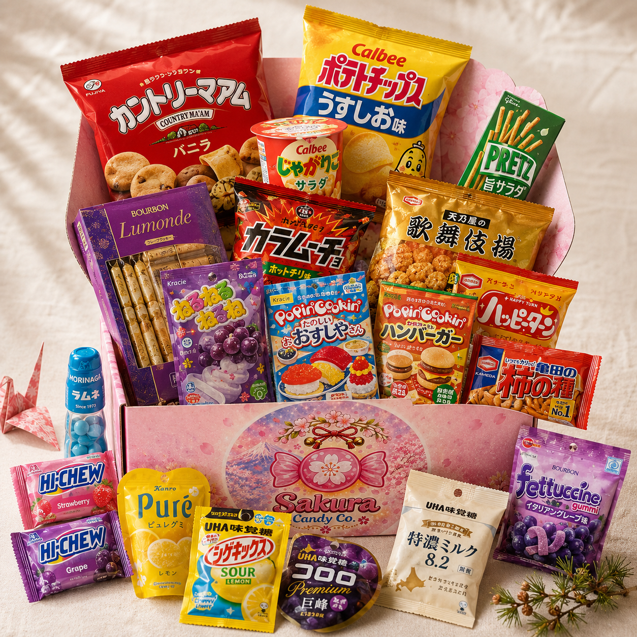 Sakura Candy Box — Japanese Snack Assortment from Japan