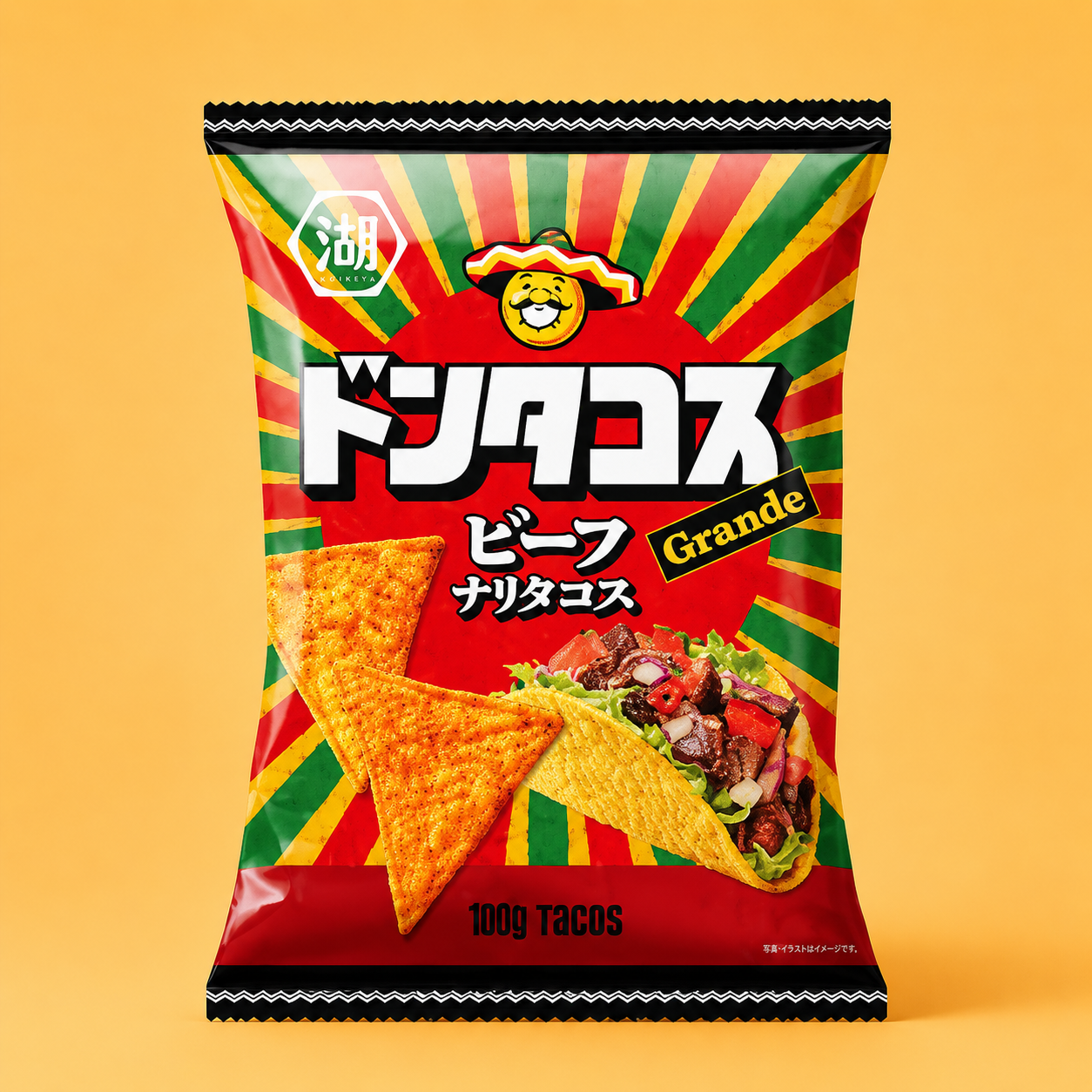 Koikeya Don Tacos Mexican Chips