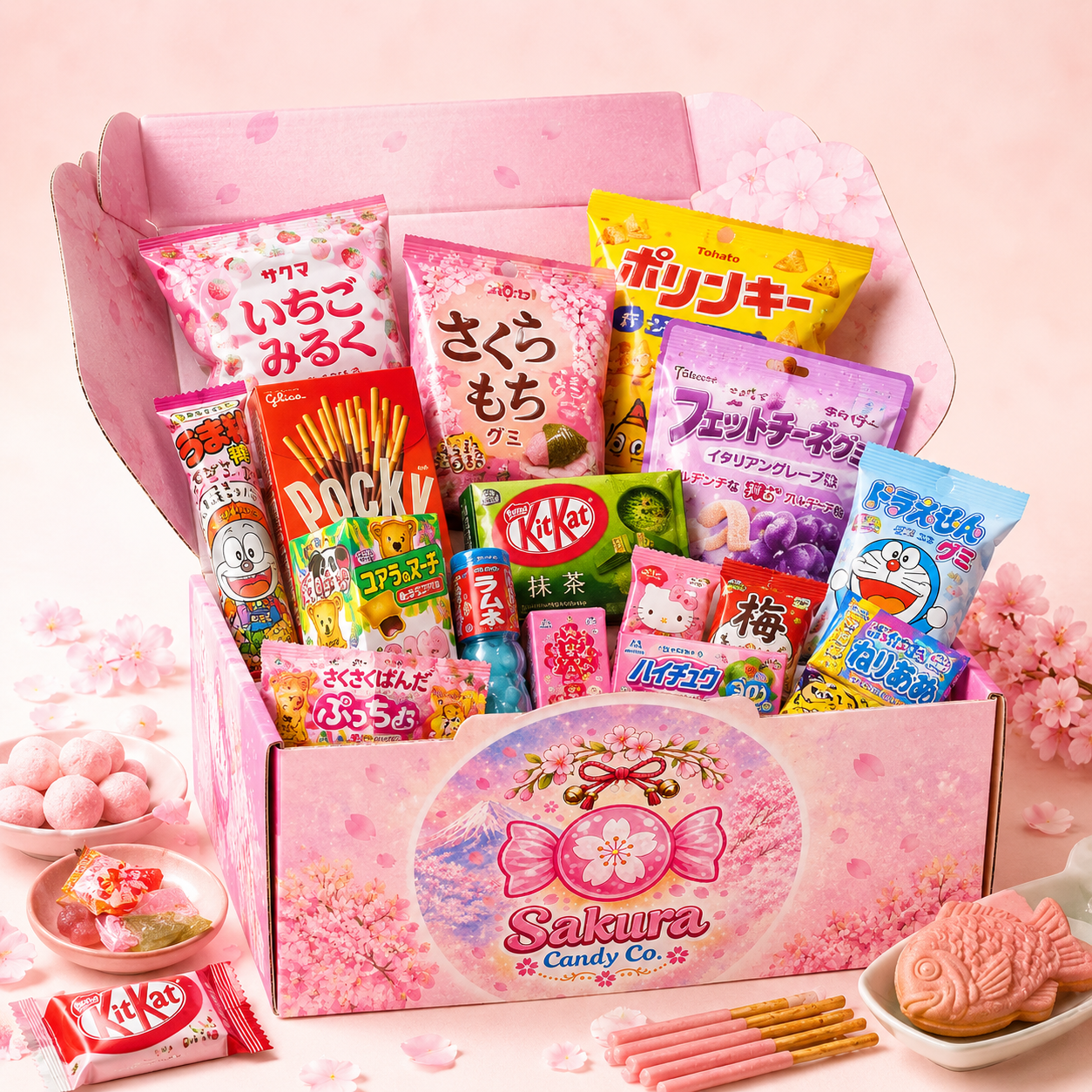 Sakura Candy Box — Japanese Snack Assortment from Japan