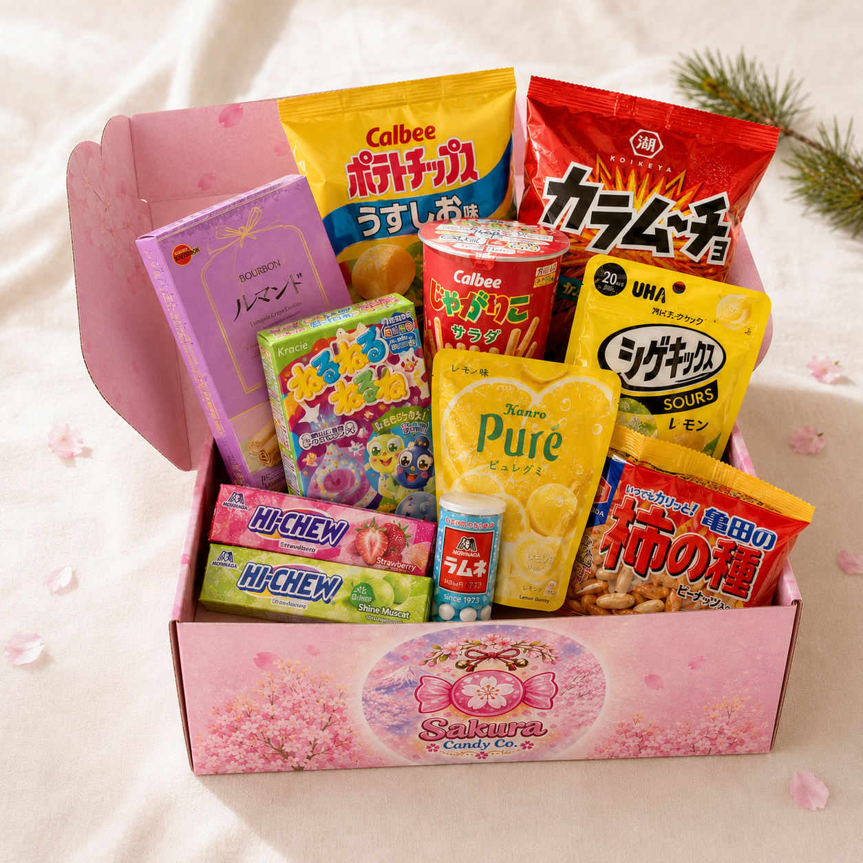 Sakura Candy Box — Japanese Snack Assortment from Japan