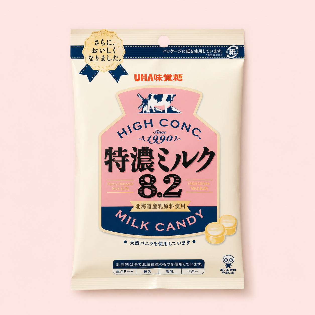 UHA Tokuno Milk 8.2 Premium Candy